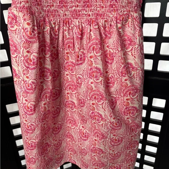 💗 NWT J.Crew Pink Cotton Floral Smocked Dress | Pockets | Flowy Fit 💗 - Picture 5 of 13